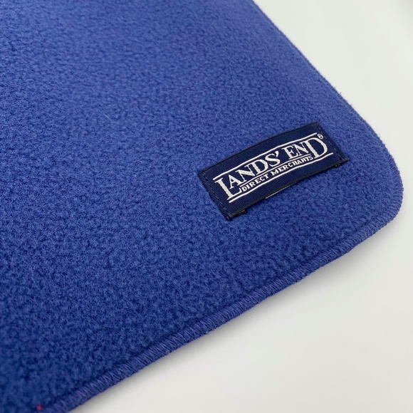 Lands End Blue Fleece Scarf - Picture 1 of 5